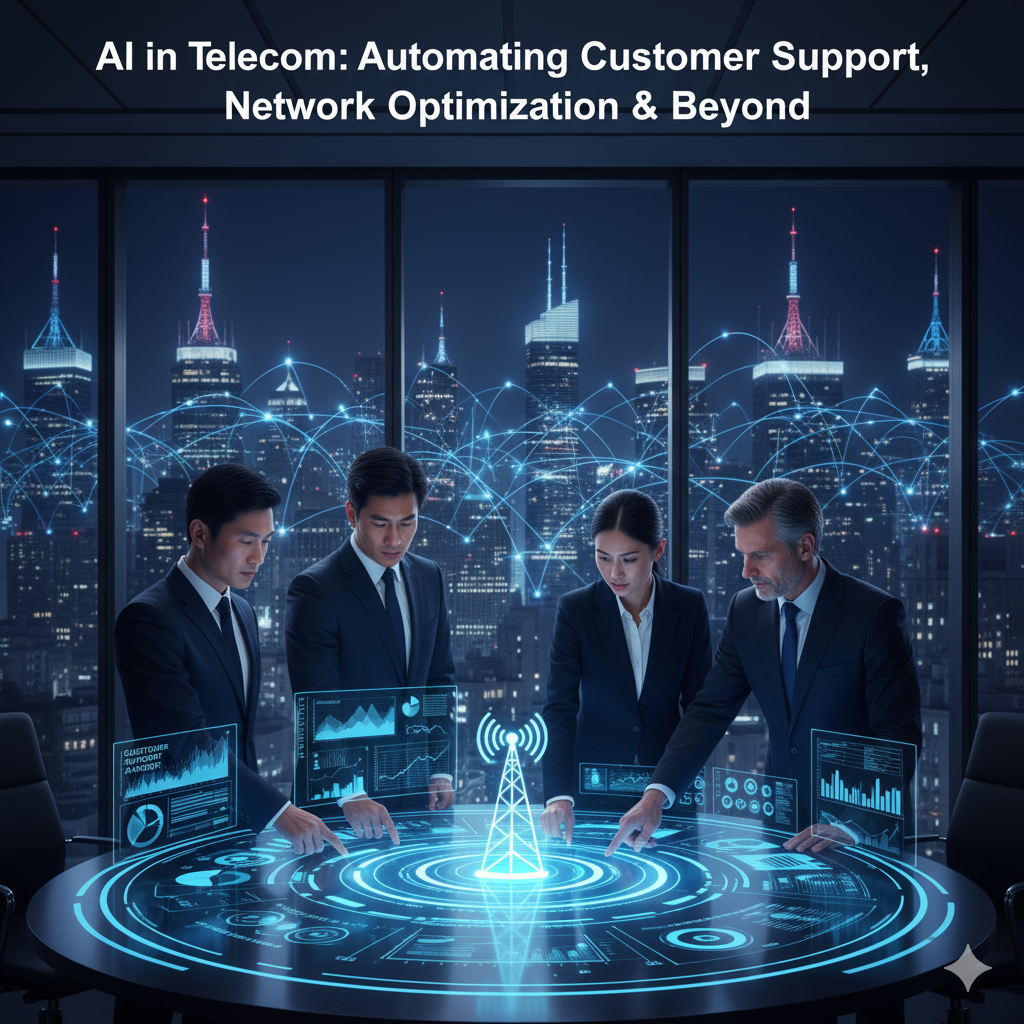 AI in Telecom: Automating Customer Support, Network Optimization & Beyond