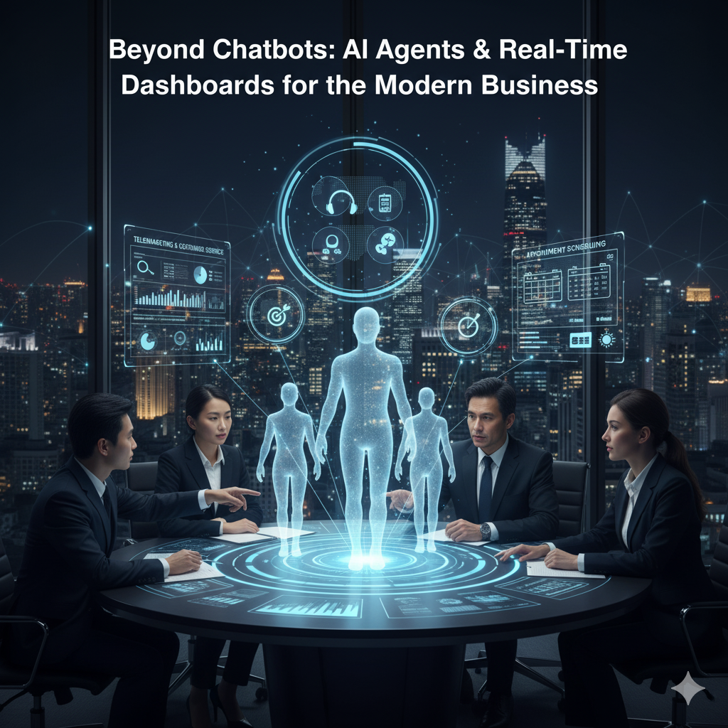 Beyond Chatbots: AI Agents & Real-Time Dashboards for the Modern Business